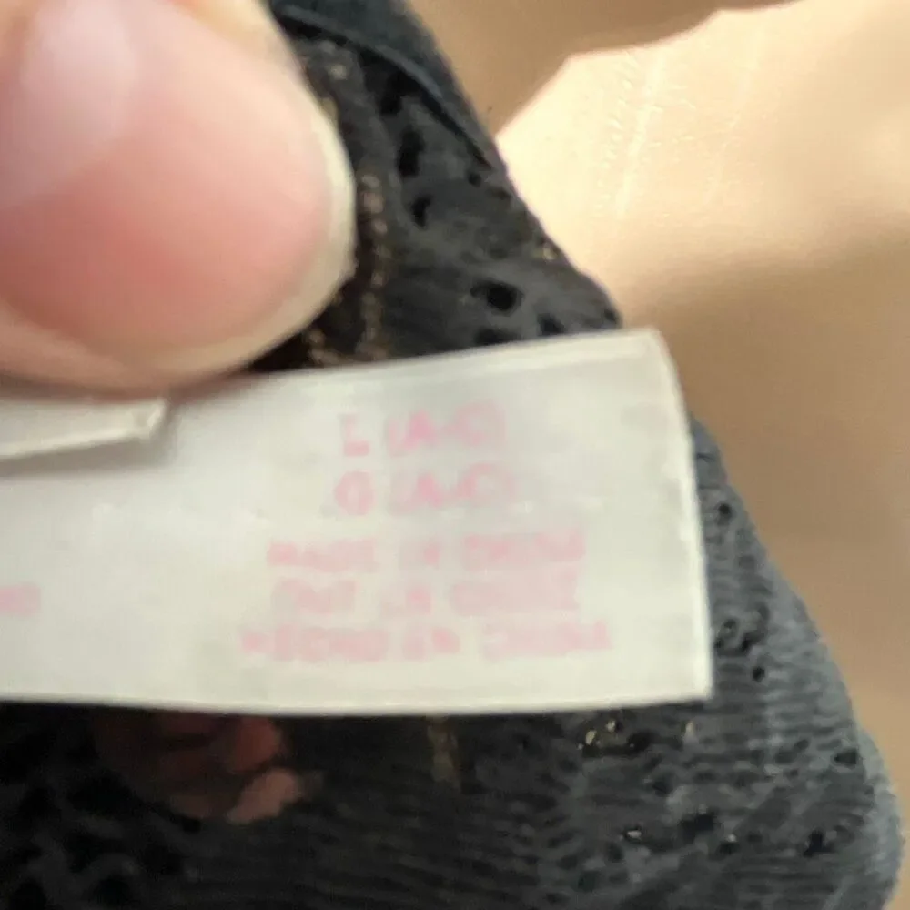 PINK Victoria's Secret Women's Black Floral Lace‎ Halter Push-up Bralette Large